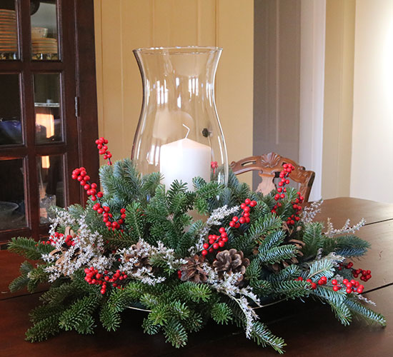 Holiday centerpieces for tables