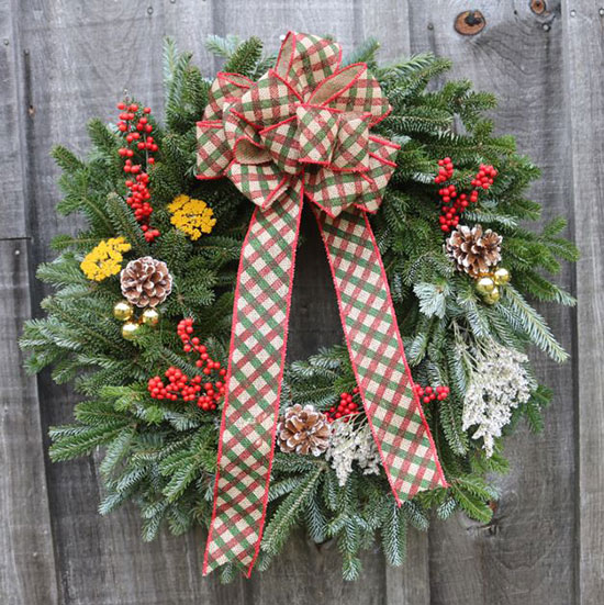 Double-sided wreaths