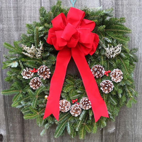 Single-sided wreaths